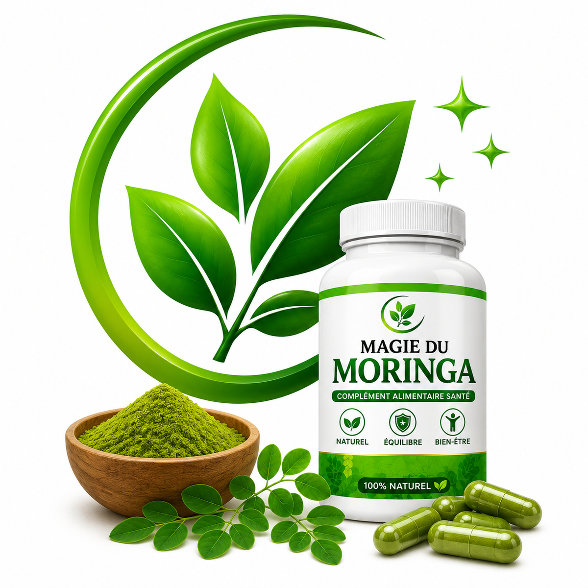 Moringa Magic - Super-aliment Énergie & Immunité